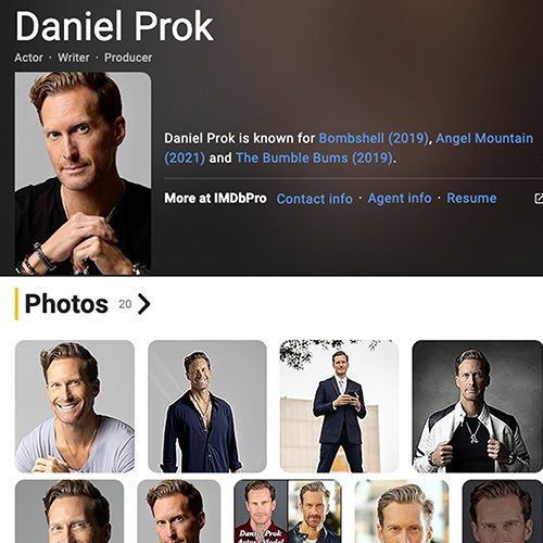 actor Daniel Prok acting profile