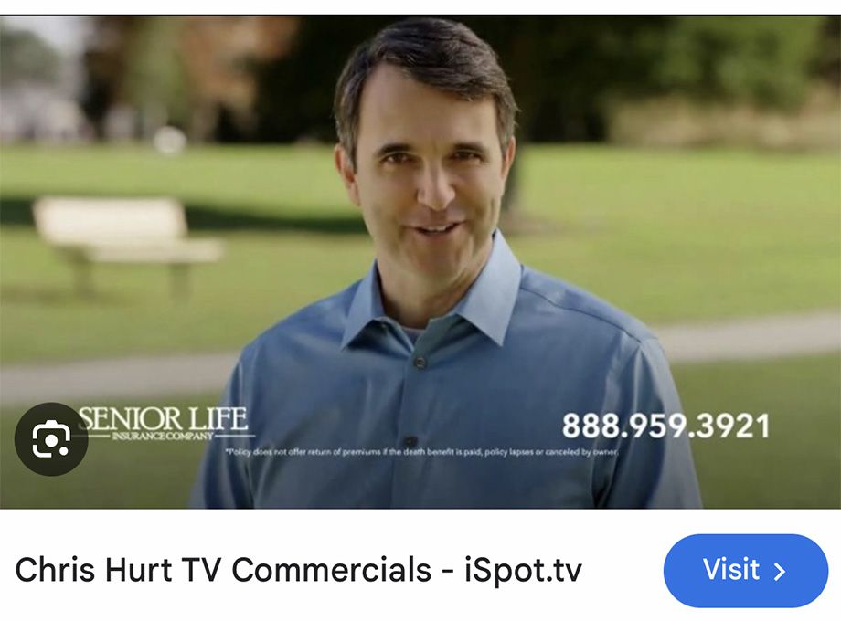 Chris Hurt - TV spot