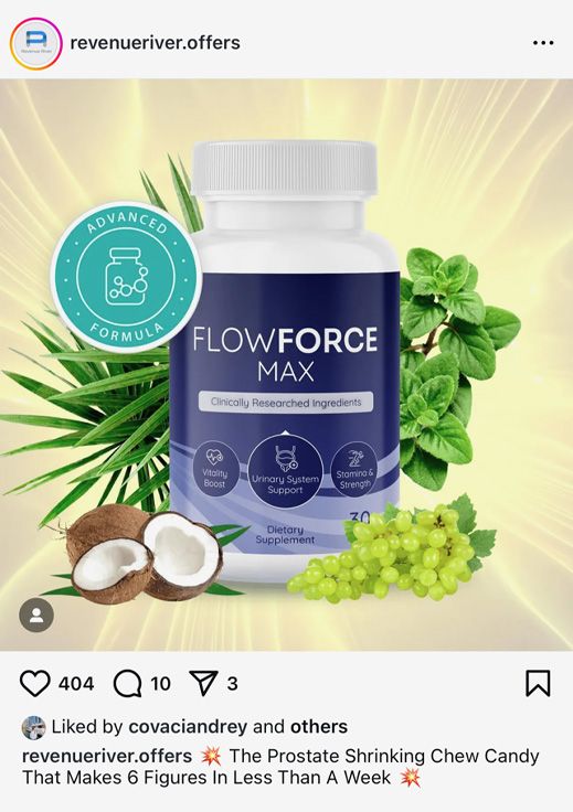 FlowForce MAX on Instagram