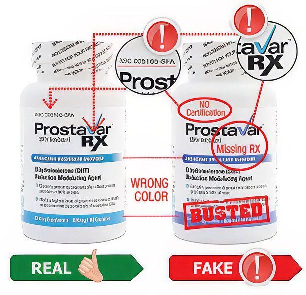 real vs fake - Prostavar