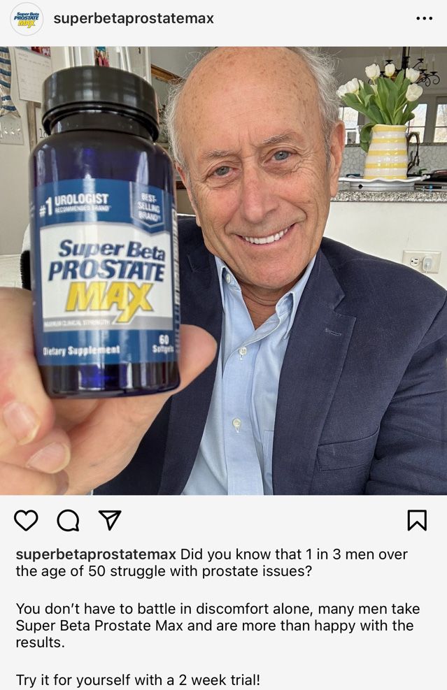 Super Beta Prostate MAX - Facebook ad