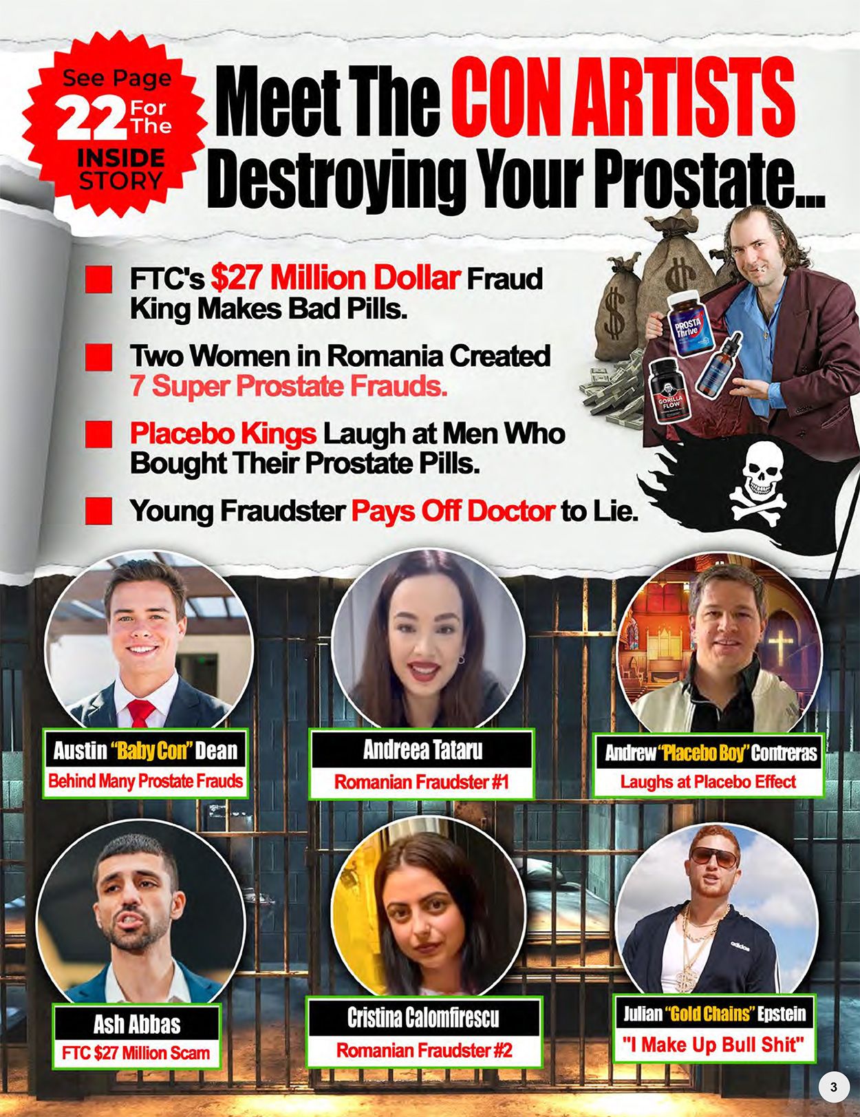  The Black List of Prostate Pill Frauds and Dangers