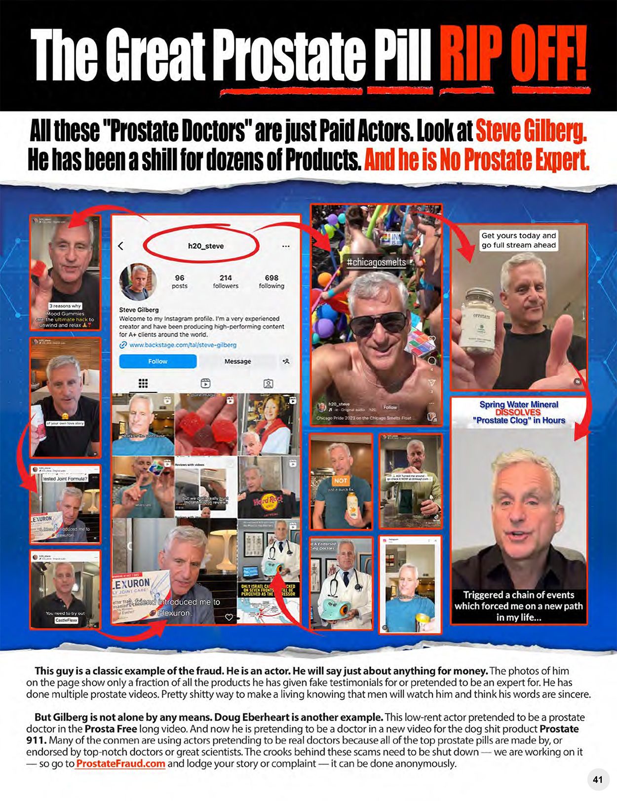  The Black List of Prostate Pill Frauds and Dangers